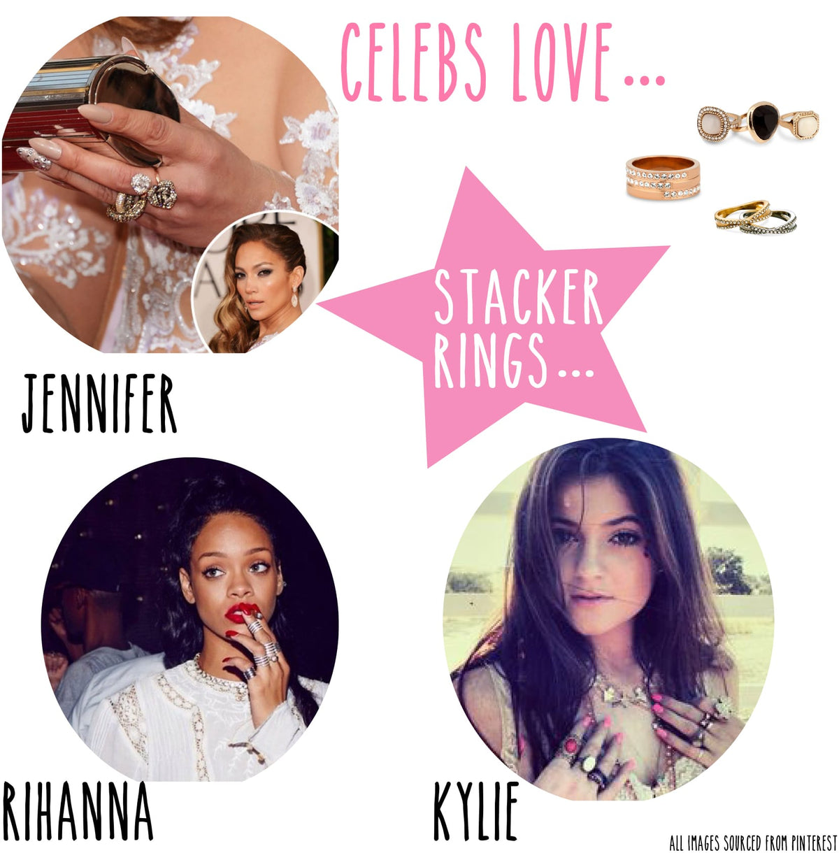 How to stack your rings....