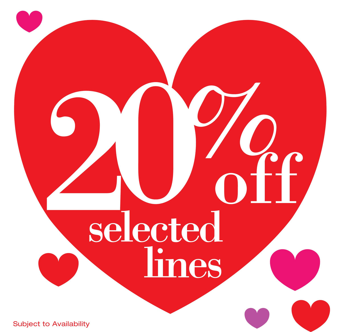 Valentines Day Promotions!
