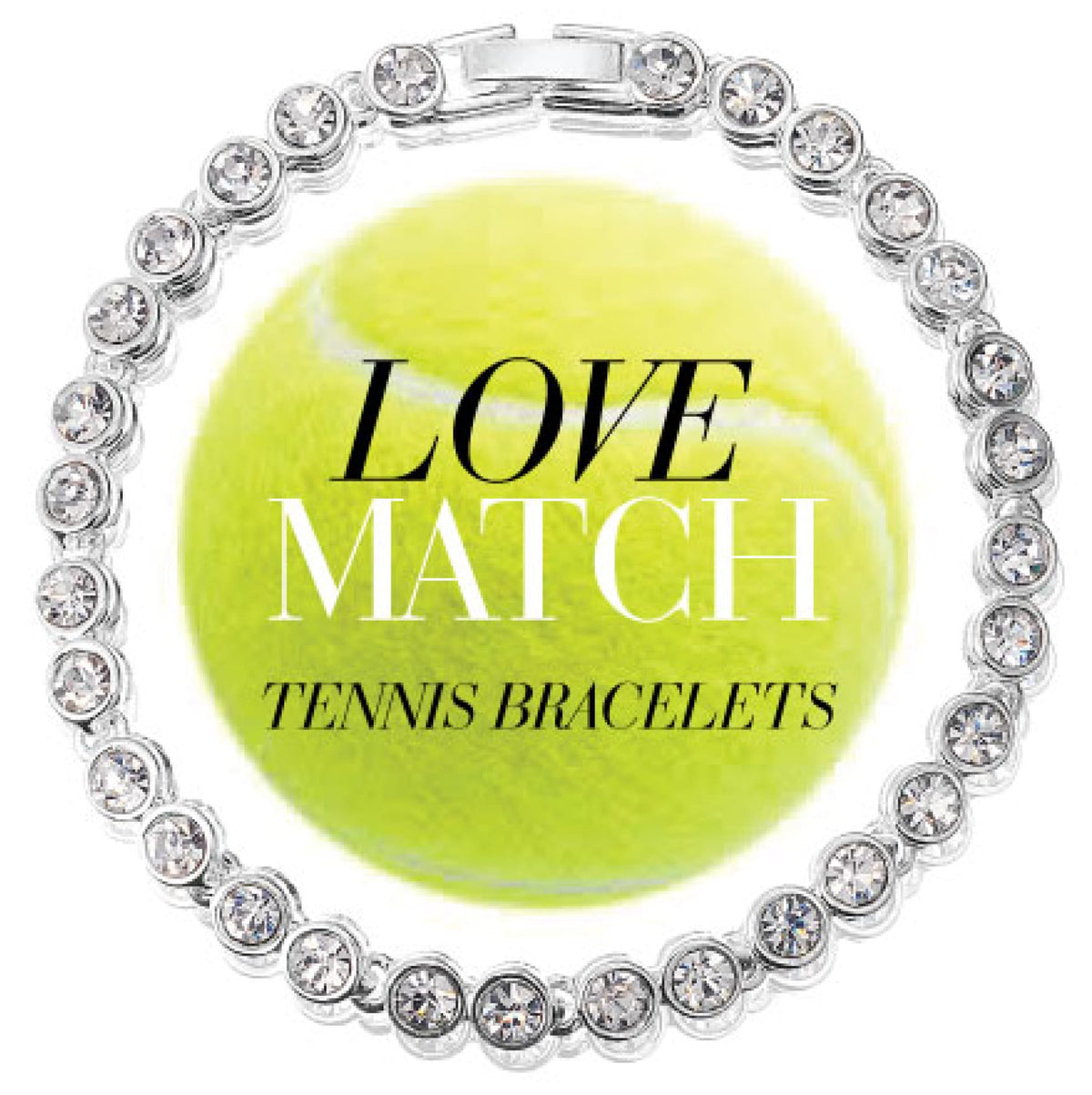 Love Match...Tennis Bracelets at Jon Richard.