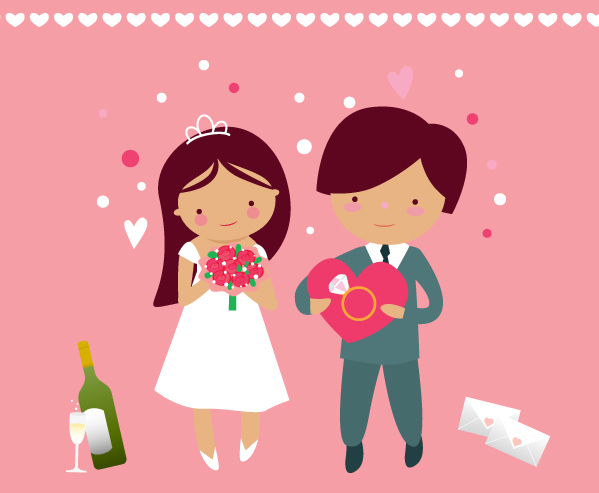Wacky Wedding Facts Infographic