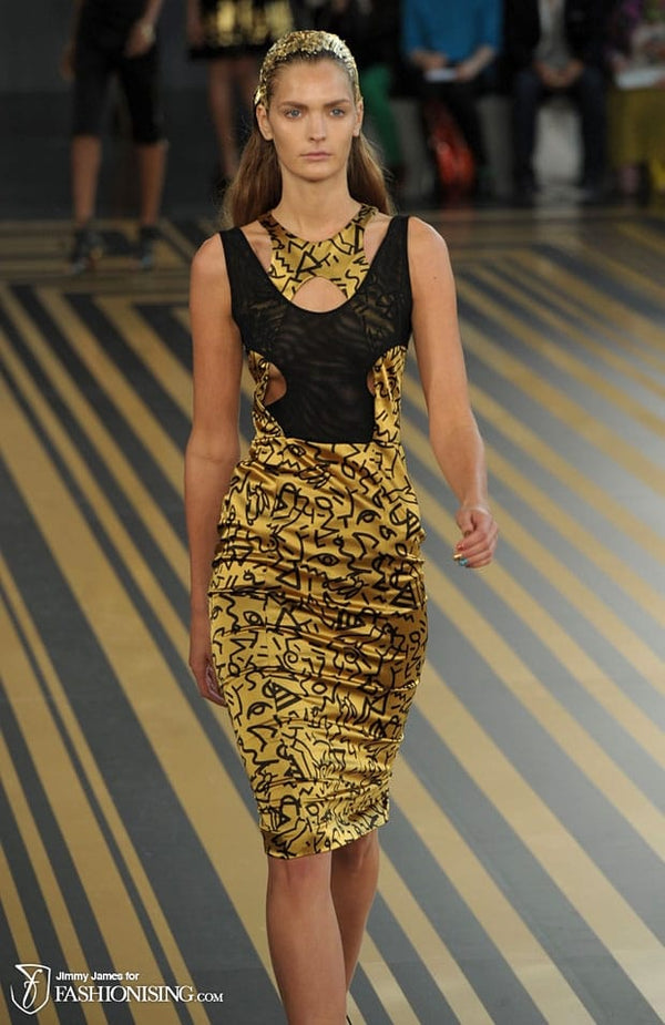 London Fashion Week Trend - Black and Gold