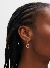 Purple Earrings