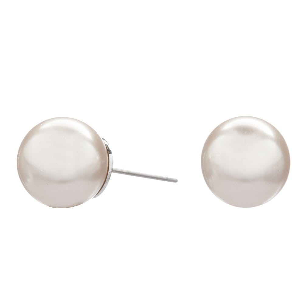 Jon Richard Cream Pearl Stud Earrings