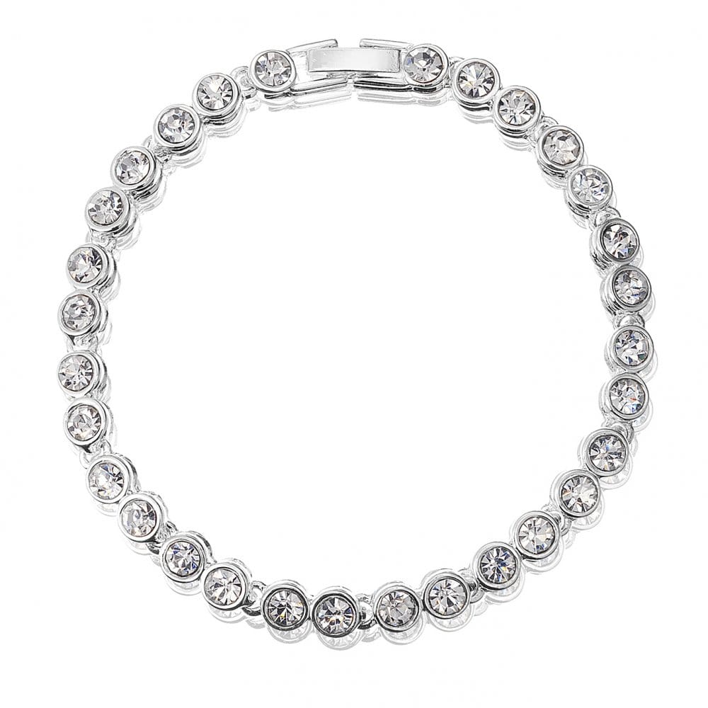 Silver Plated Tennis Bracelet