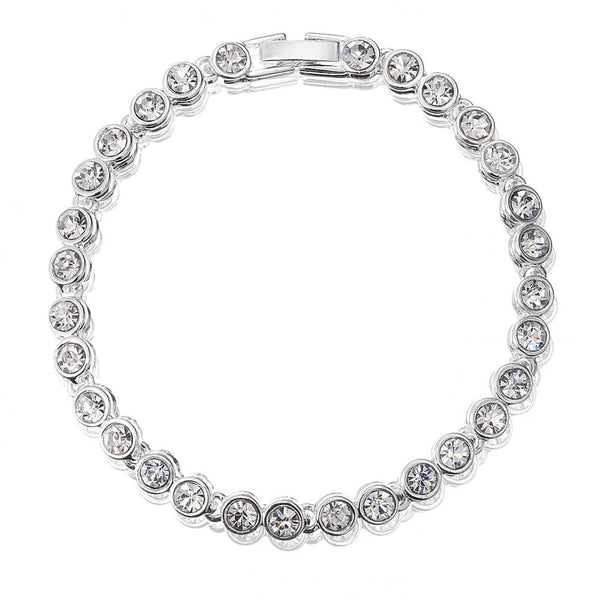 Silver Plated Tennis Bracelet