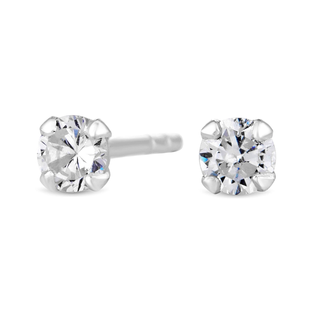 Sterling 925 Cubic Zirconia Small Stud Earrings