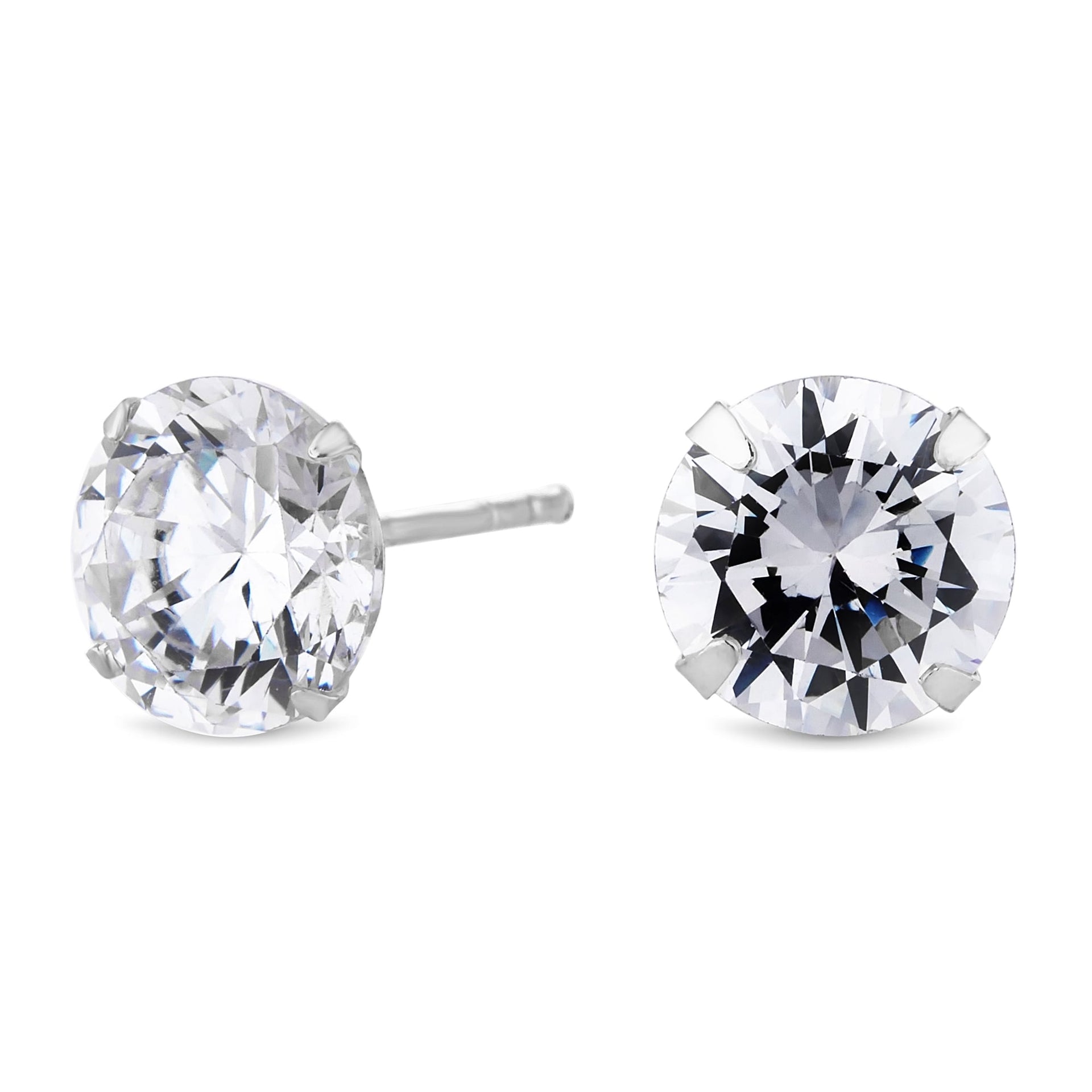 Sterling 925 Cubic Zirconia Stud Earrings
