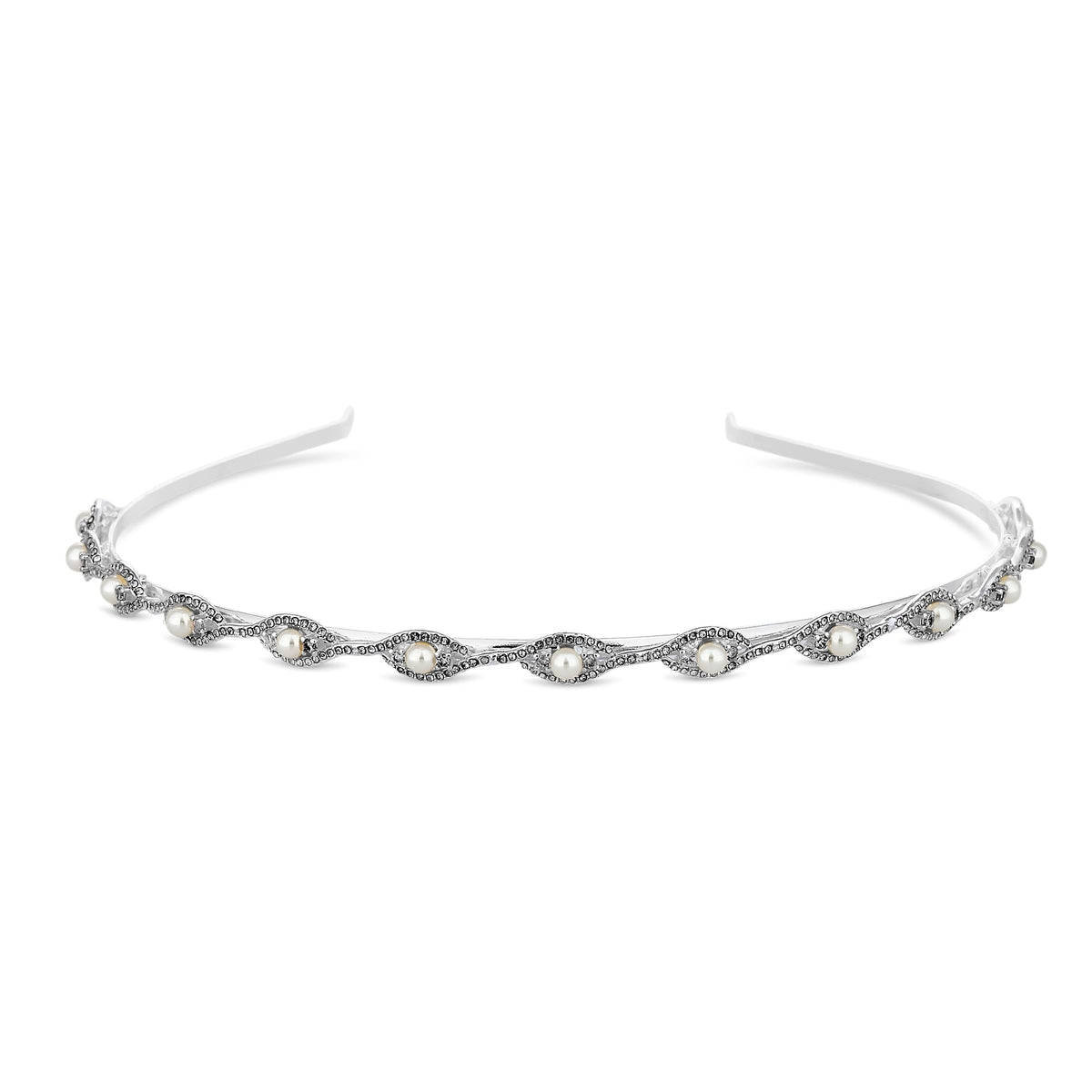 Dewdrop Pearl Crystal Headband Gift Pouch