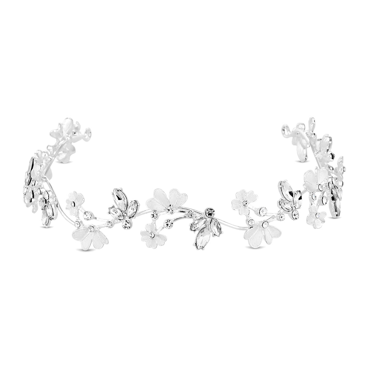 Crystal Flower Hair Halo Gift pouch