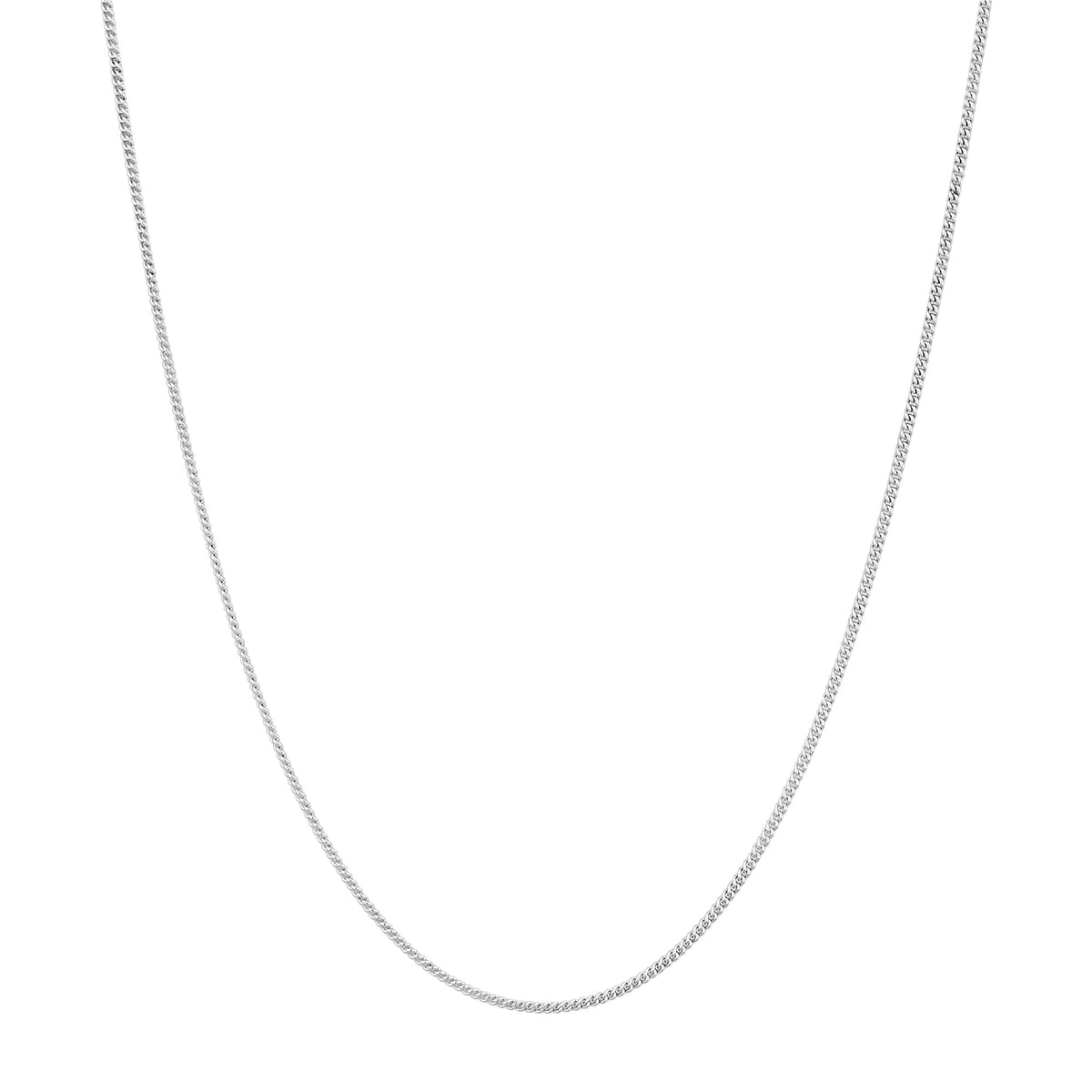 Sterling Silver 16 inch Curb Chain Necklace