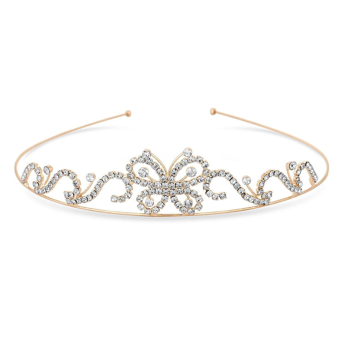 Rose Gold Butterfly Tiara