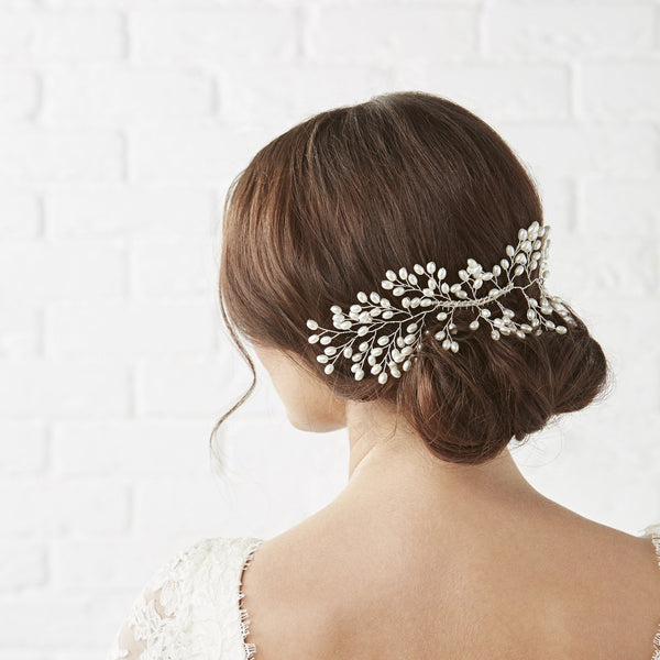 Sadie Elegant Pearl Cluster Comb