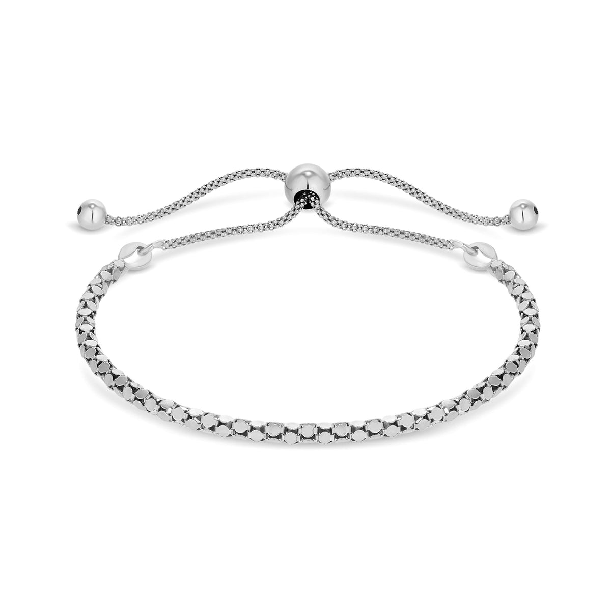 Sterling Silver 925 Diamond Cut Twist Toggle