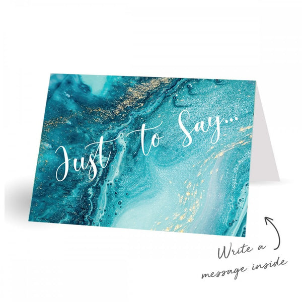 "Just to say..." gift card