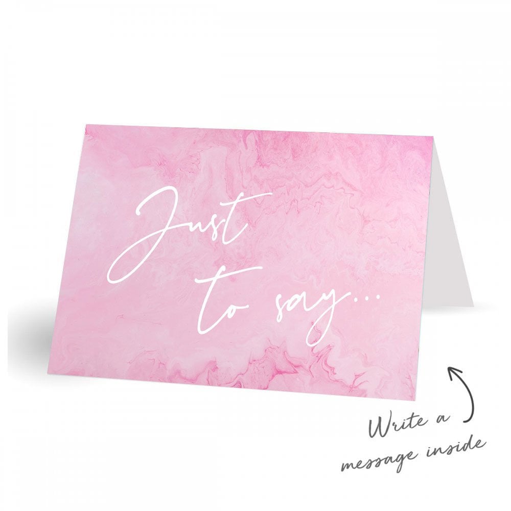 "Just to say..." gift card