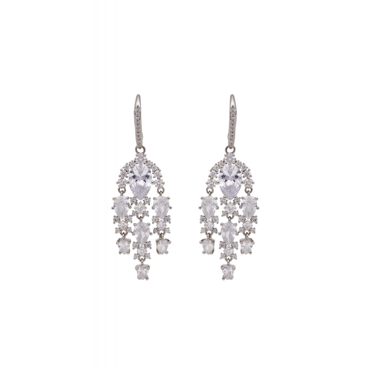 Jon Richard Mixed Stone Waterfall Earrings