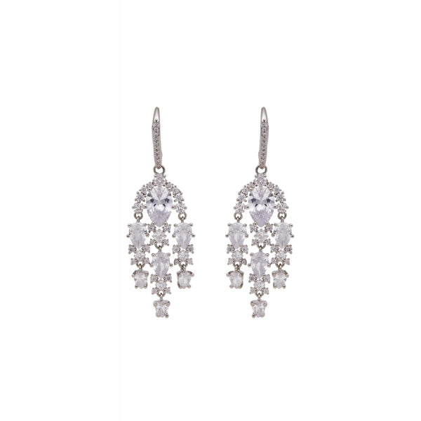 Jon Richard Mixed Stone Waterfall Earrings