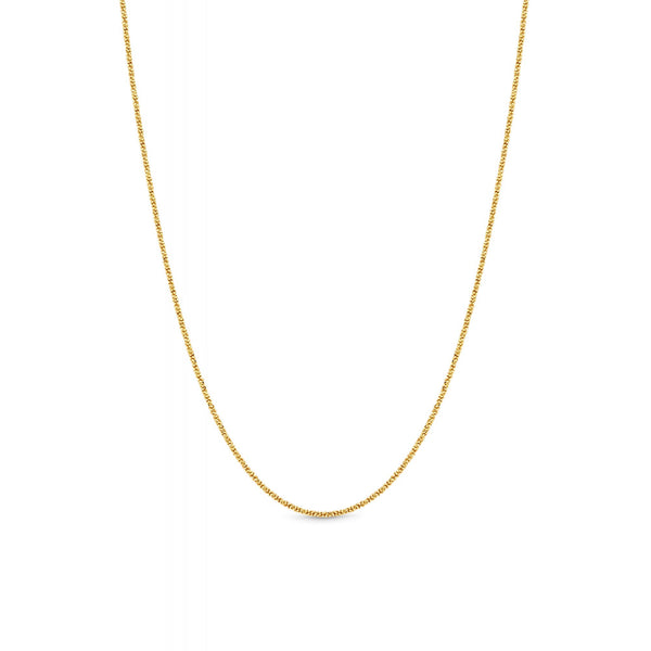 Sterling Silver Gold Sparking Necklace