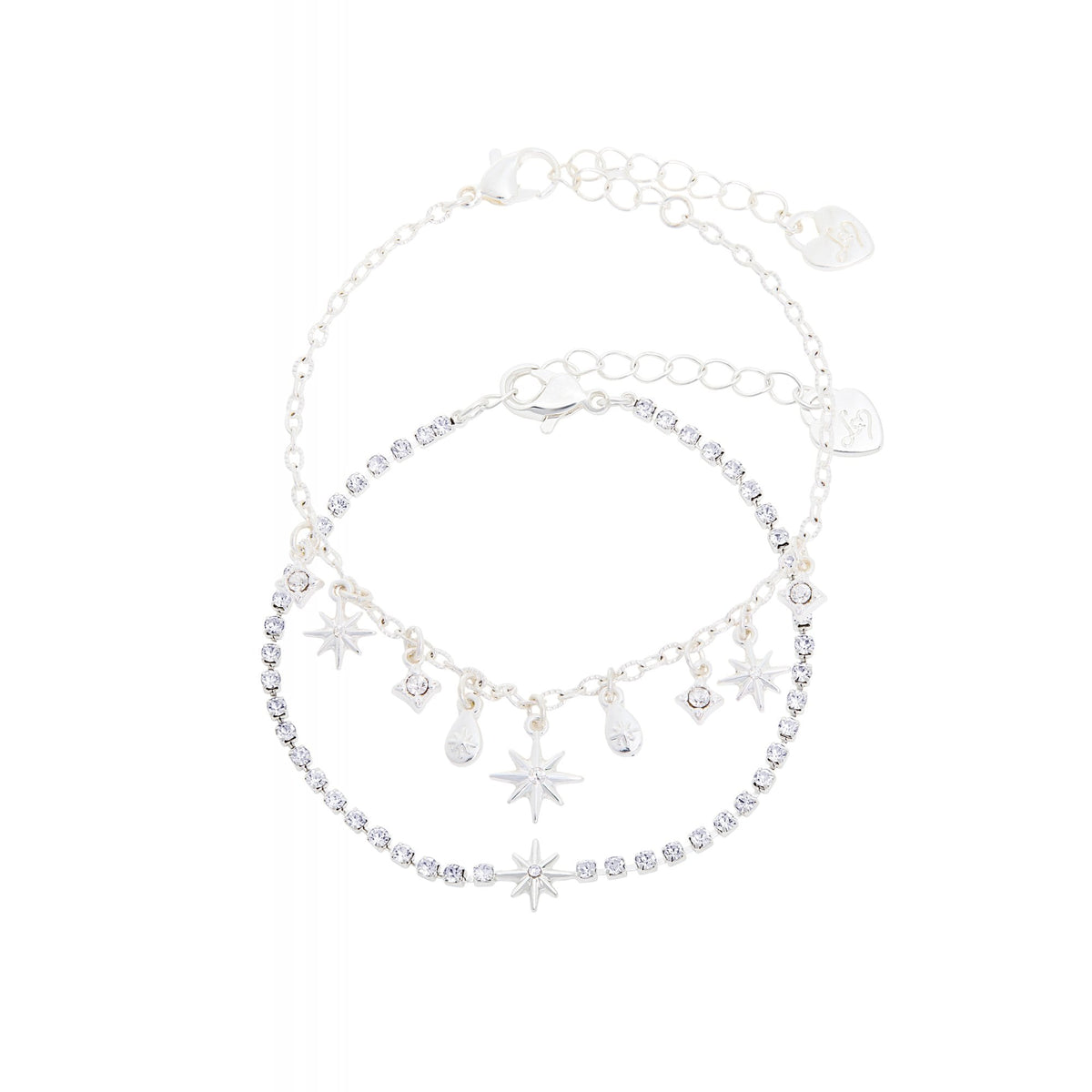 Lipsy Silver Celestial Charm Bracelet - Gift Boxed