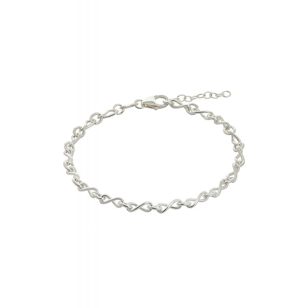 Simply Silver Sterling Silver 925 Small Infinity Bracelet