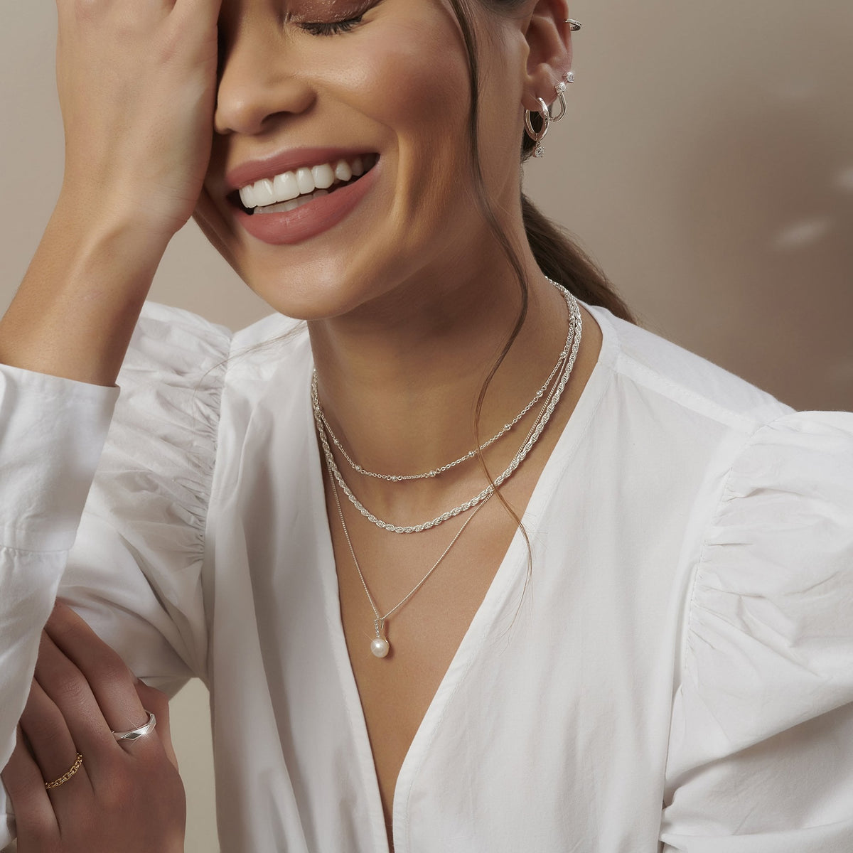 Simply Silver Sterling Silver 925 Ball Chain Necklace