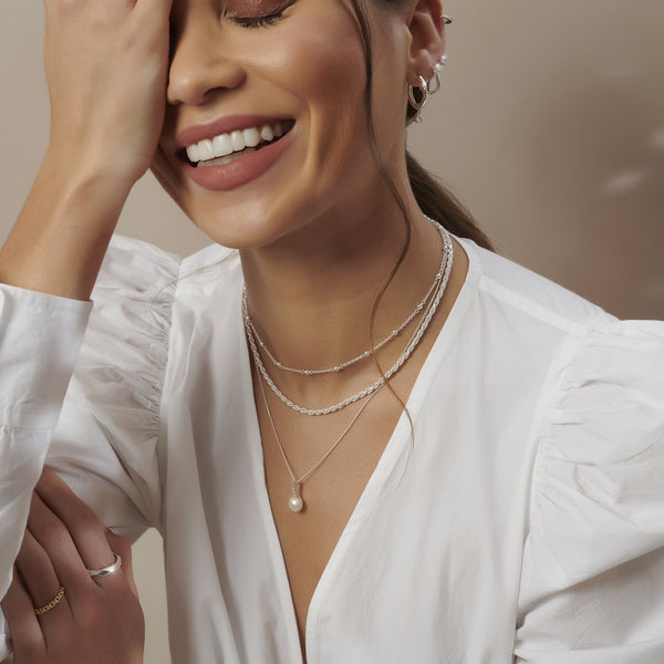 Simply Silver Sterling Silver 925 Ball Chain Necklace