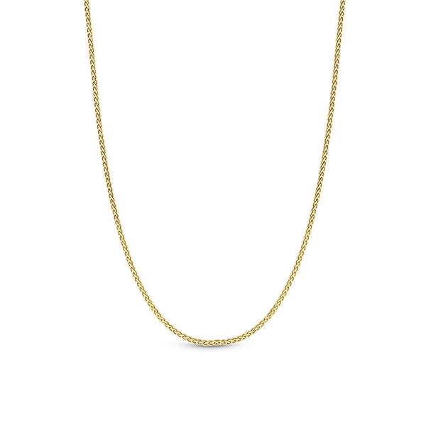 12ct Gold Sterling Silver 925 Polished Mini Twist Allway Necklace