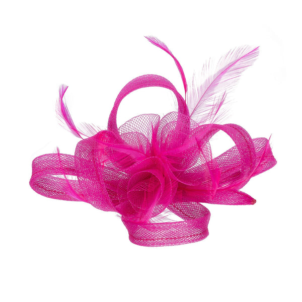 Jon Richard Fuchsia Small Fascinator Clip