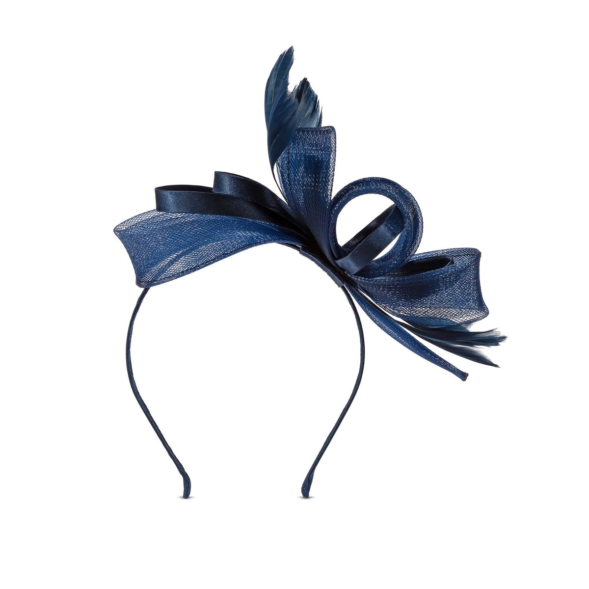 Jon Richard Navy Medium Fascinator Headband