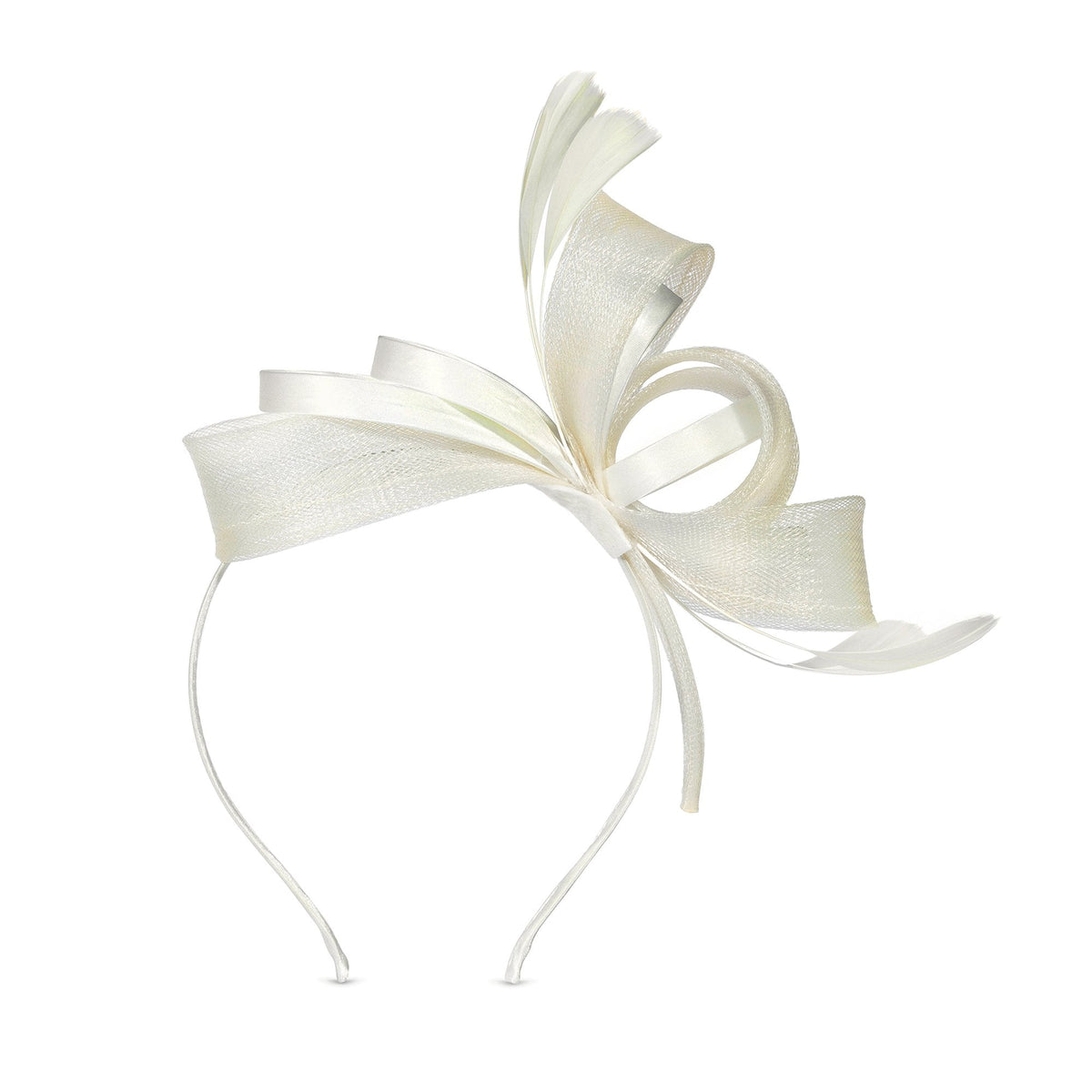 Jon Richard Cream Medium Fascinator Headband