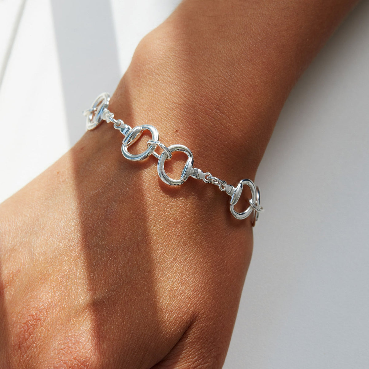 Jon Richard Silver Plated Snaffle Bracelet
