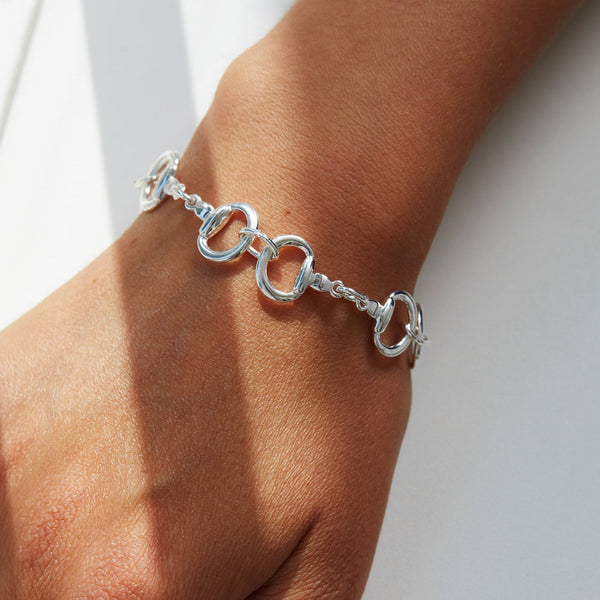 Jon Richard Silver Plated Snaffle Bracelet