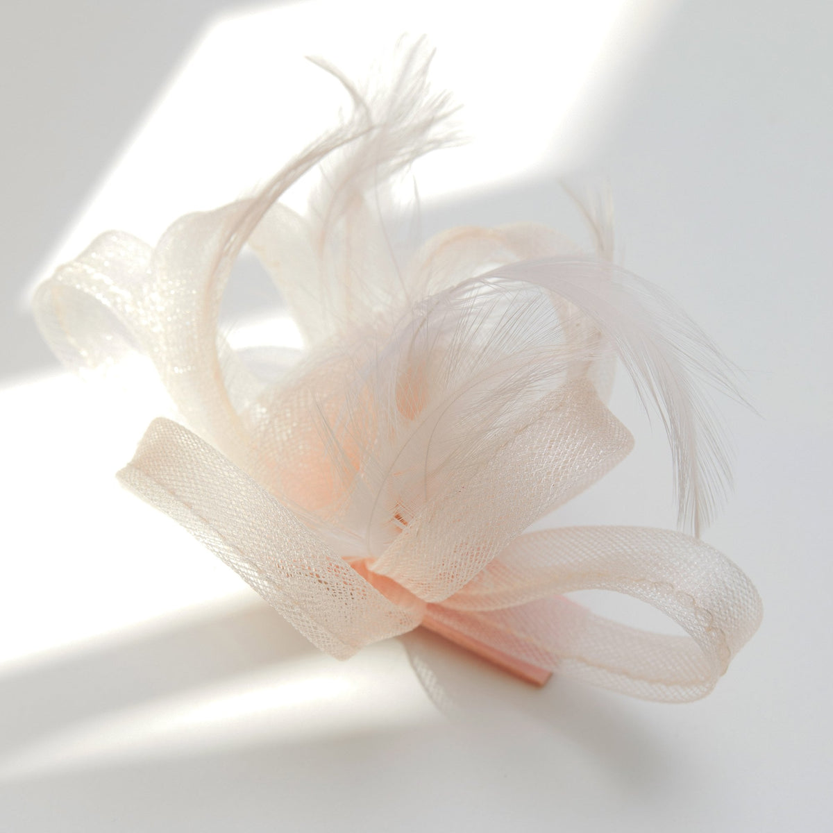 Jon Richard Nude Small Fascinator Clip