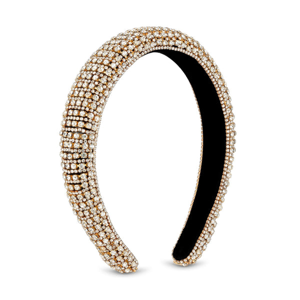 Jon Richard Gold Plated Statement Crystal Headband