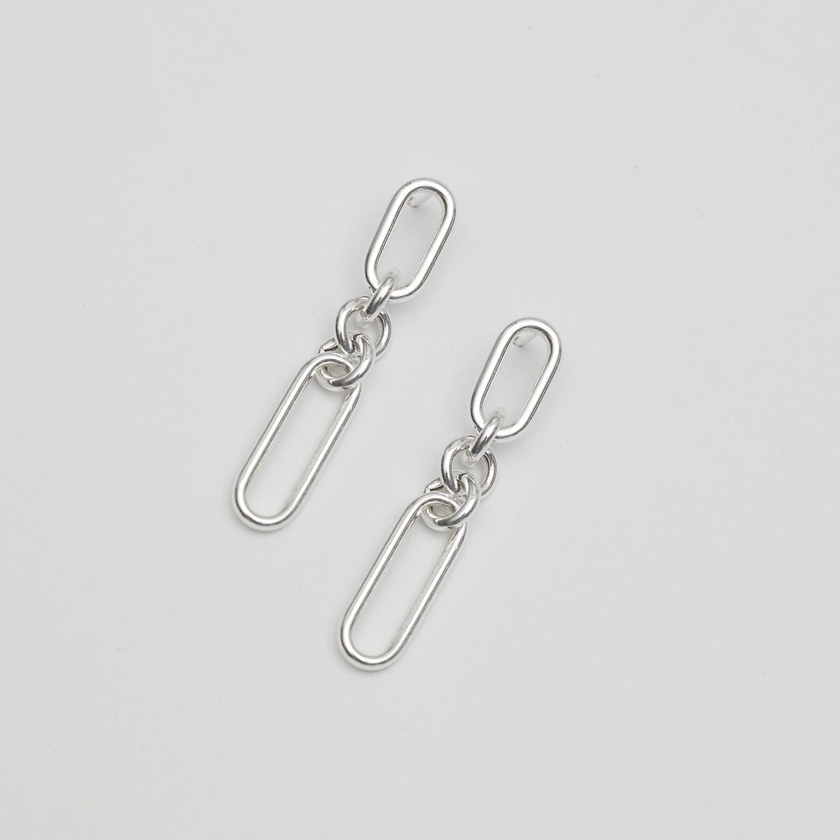 Simply Silver Sterling Silver 925 Link Chain Earrings