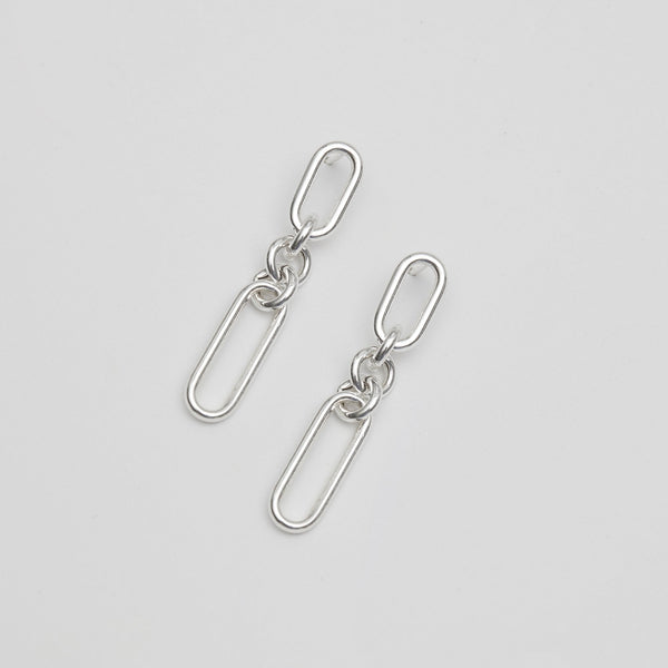 Simply Silver Sterling Silver 925 Link Chain Earrings