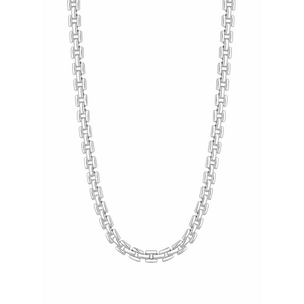 Inicio Silver Plated Recycled Gate Chain Necklace - Gift Pouch
