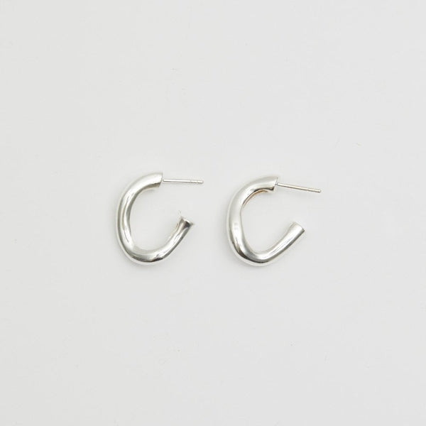 Simply Silver Sterling Silver 925 Twisted Hoop Earrings