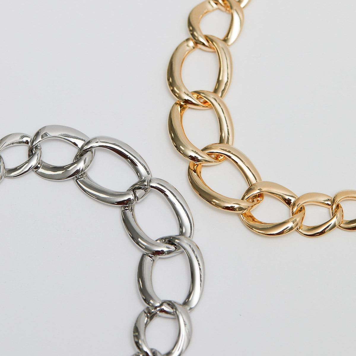 Jon Richard Rhodium Plated Chain Bracelet