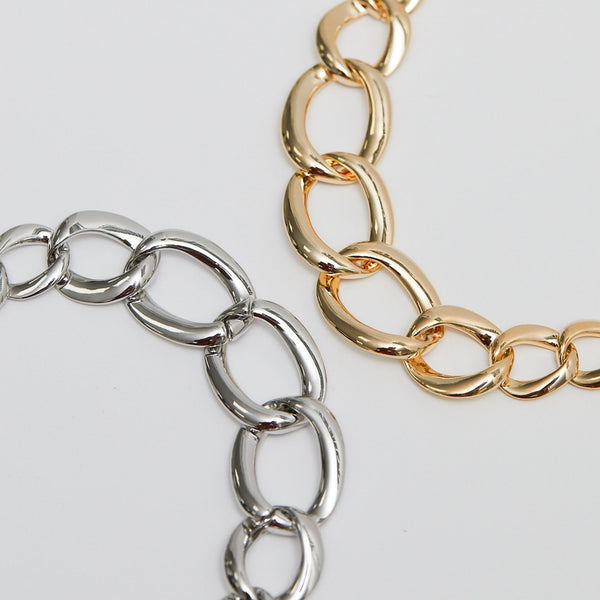 Jon Richard Rhodium Plated Chain Bracelet