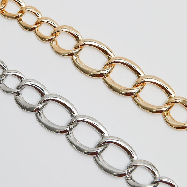 Jon Richard Rhodium Plated Chain Bracelet
