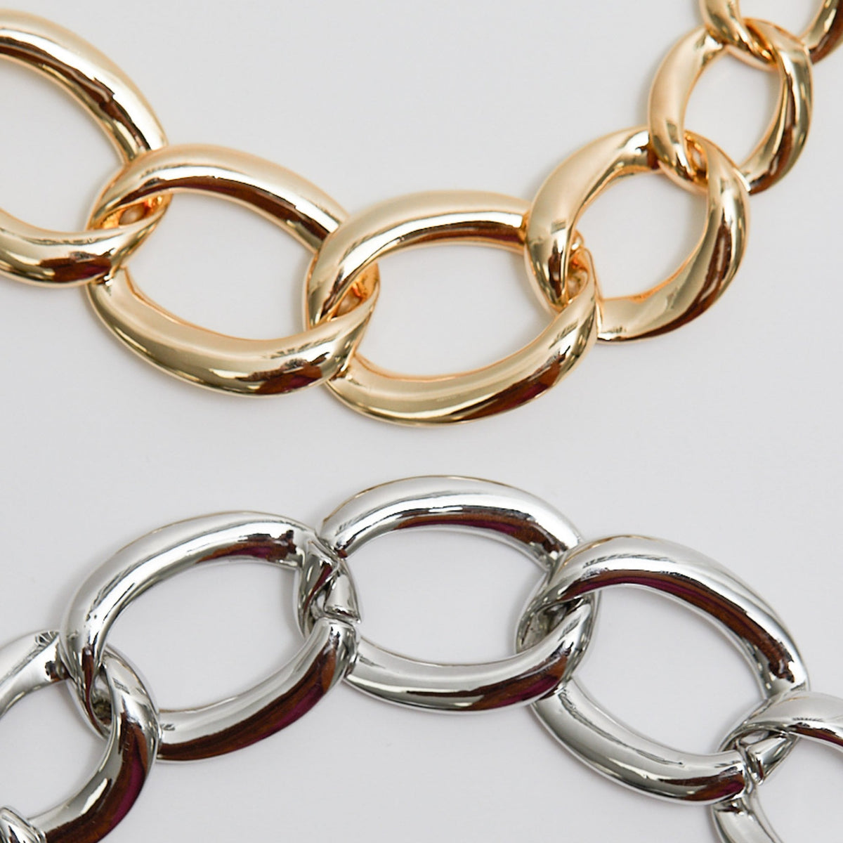 Jon Richard Rhodium Plated Chain Bracelet