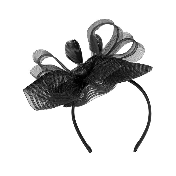 Jon Richard Black Hat Fascinator