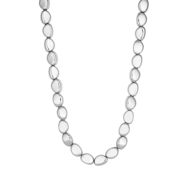 Jon Richard Silver Plated Polished Nugget Allway Necklace