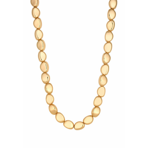 Jon Richard Gold Plated Polished Nugget Allway Necklace