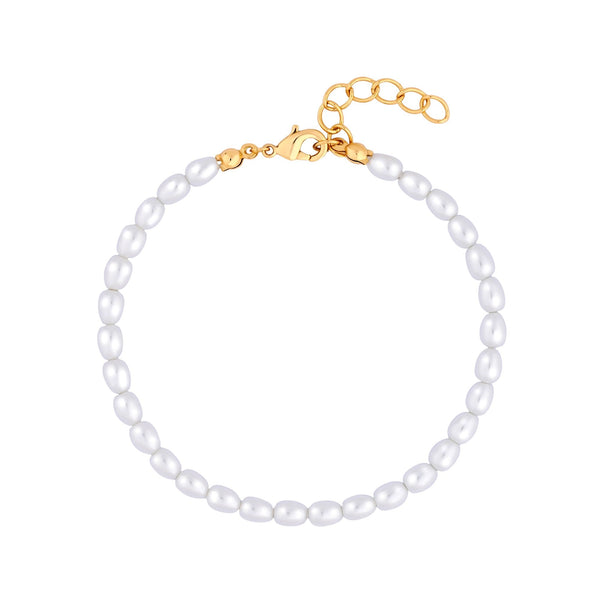 Jon Richard Gold Plated Fine Freshwater Pearl Bracelet