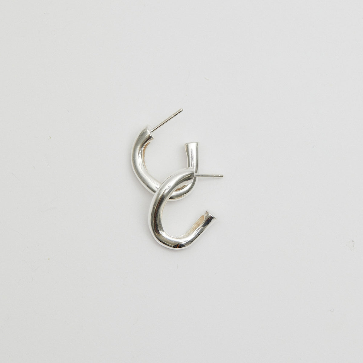 Simply Silver Sterling Silver 925 Twisted Hoop Earrings