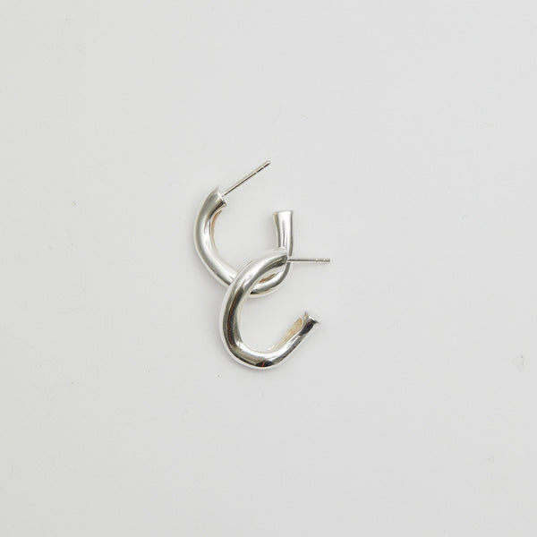 Simply Silver Sterling Silver 925 Twisted Hoop Earrings