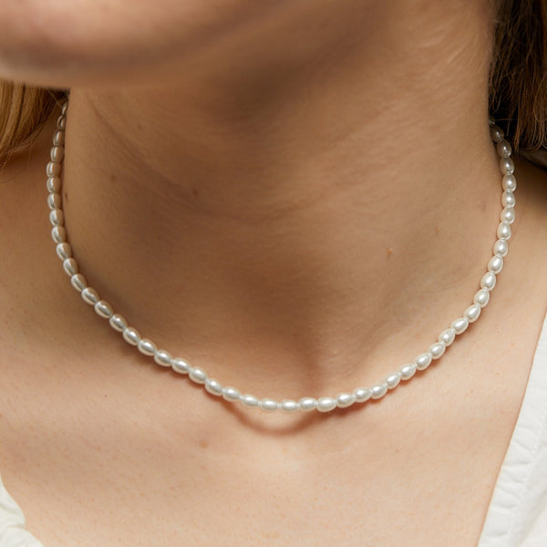 Jon Richard Gold Plated Fine Freshwater Pearl Necklace