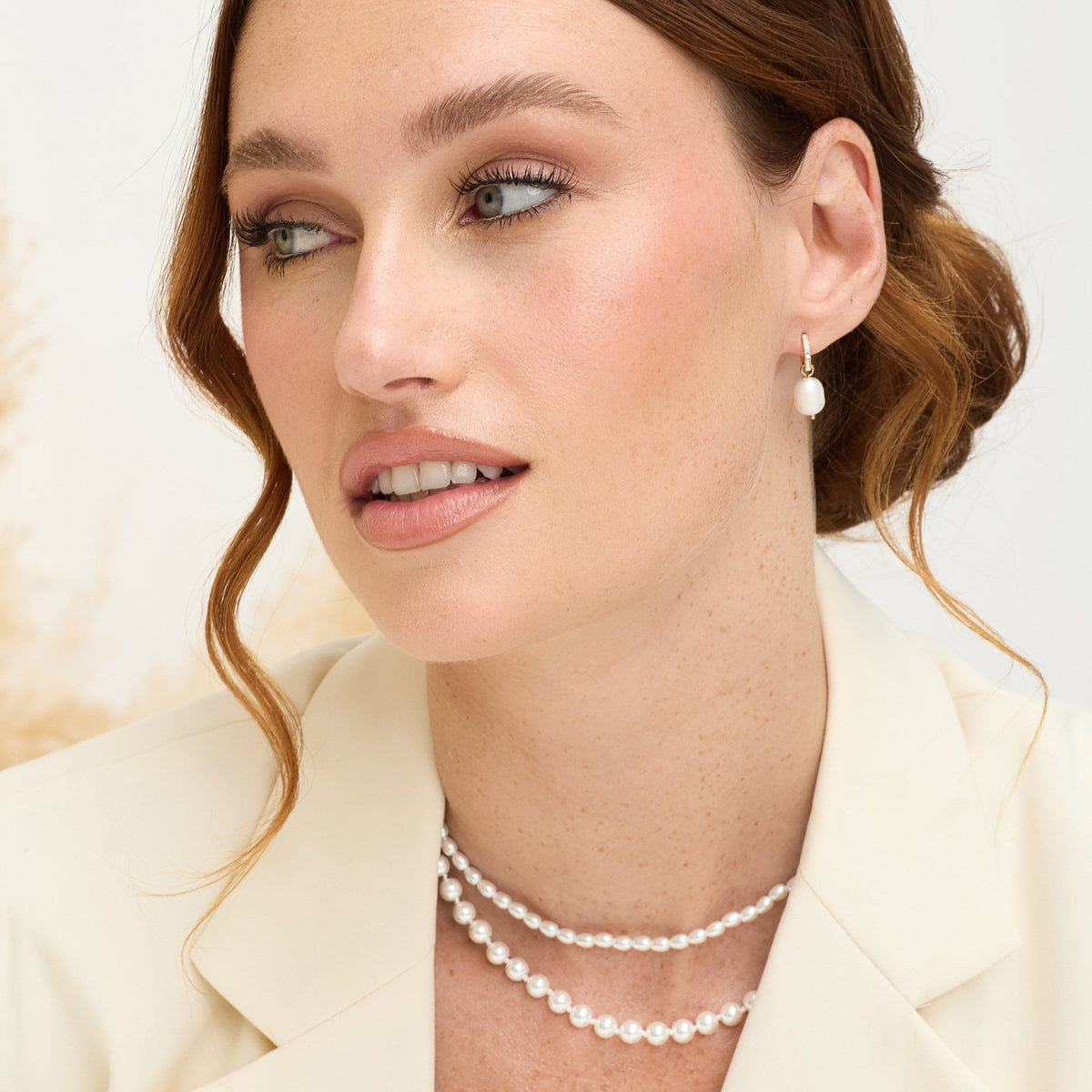 Jon Richard Gold Plated Fine Freshwater Pearl Necklace